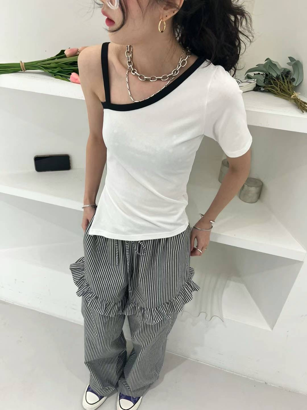 Lena Side Slit T-Shirt