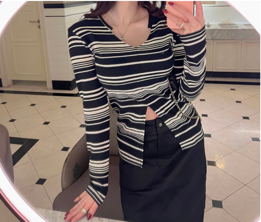 Lina Striped Top