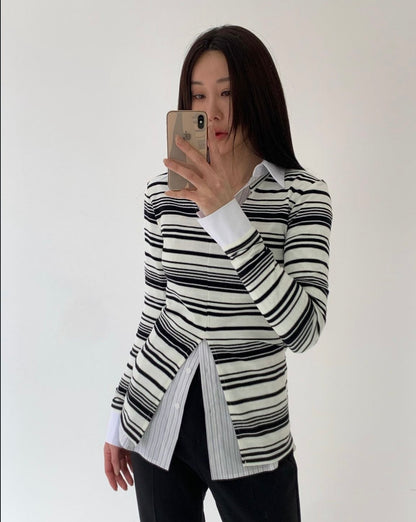 Lina Striped Top